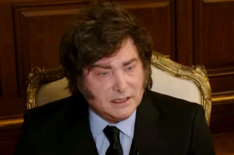 Javier Milei rechazó que exista una recesión y habló de desaceleración