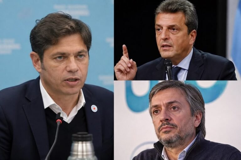 Cumbre peronista entre Kicillof, Máximo Kirchner y Massa para debatir sobre las PASO y la interna