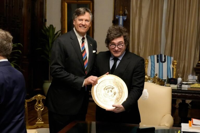 Javier Milei mantuvo un encuentro en la Casa Rosada con el vicesecretario de Estado estadounidense